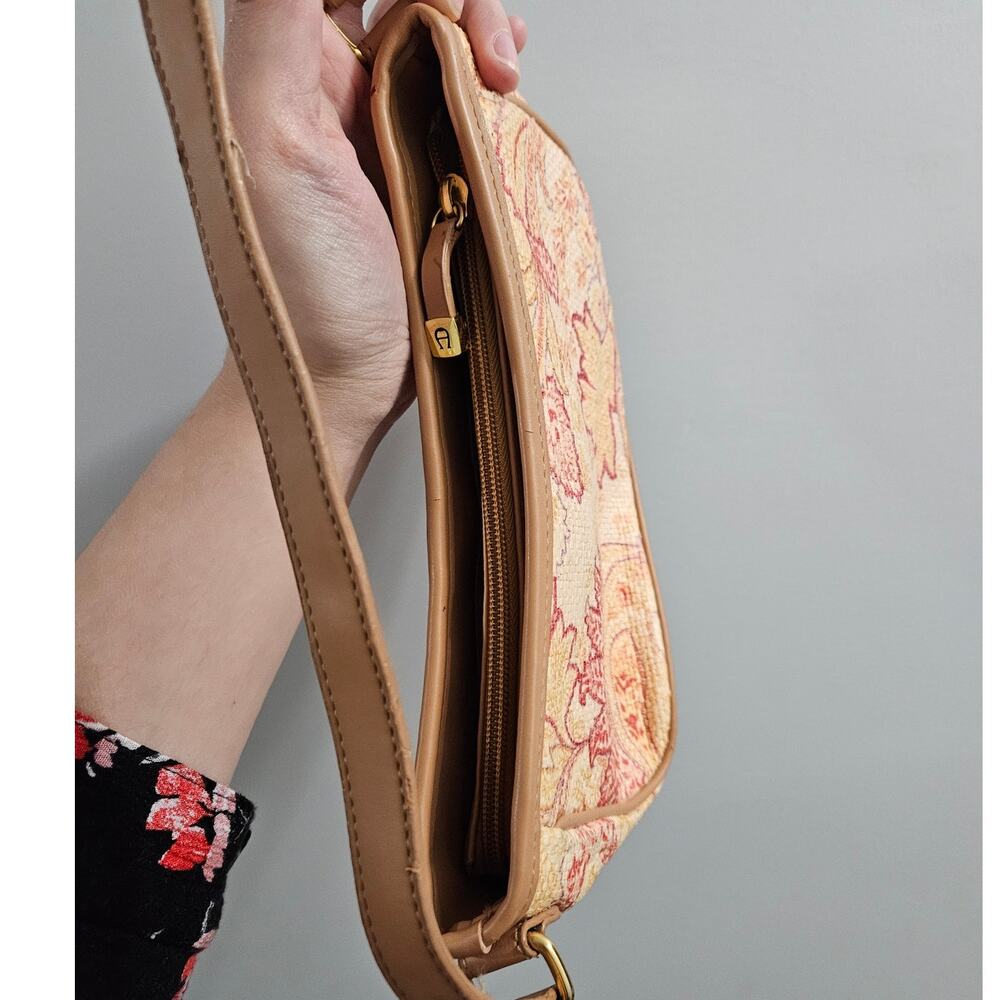 ❤️ Vintage Etienne Aigner Paisley Tapestry Shoulder Bag Late 90s / Early 2000s - Picture 6 of 14